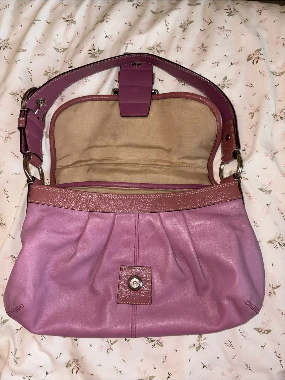 Coach Pink Purple Soho Style No. F15204
